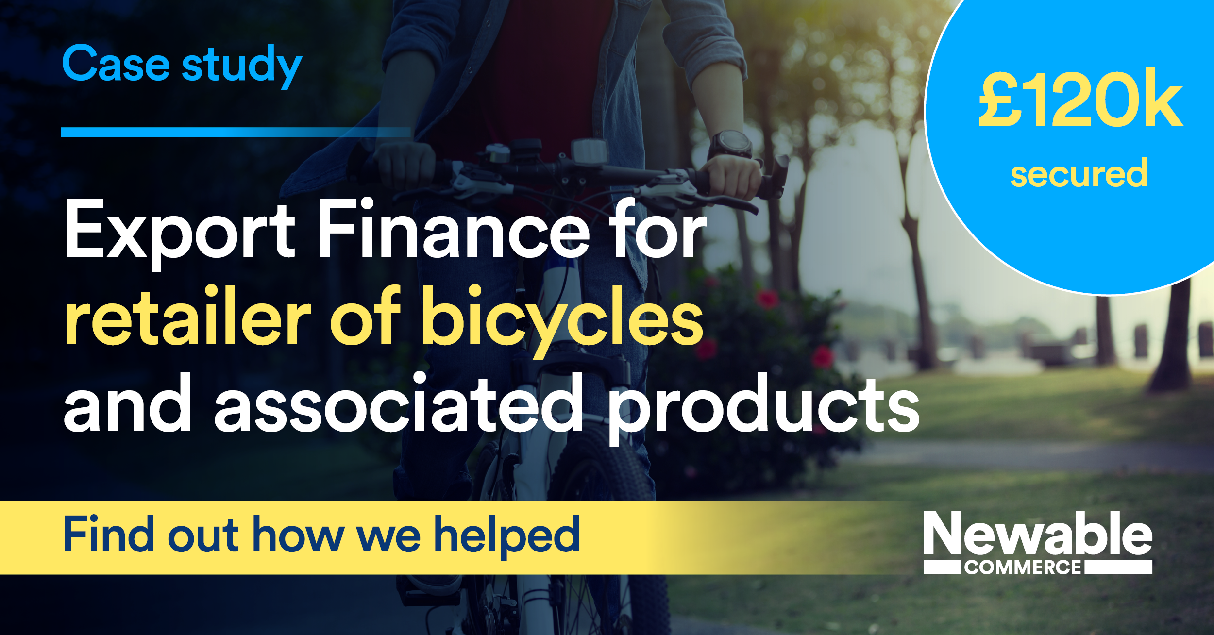 Export Finance for retailer of bicycles and associated products